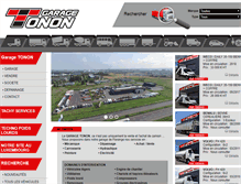 Tablet Screenshot of garage-tonon.fr